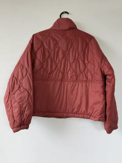 Chaqueta acolchada naranjo apagado para mujer - miniatura 4