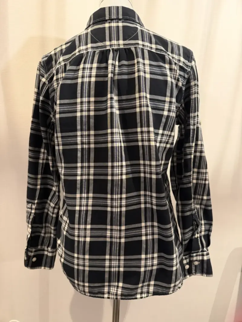 Camisa de franela a cuadros para mujer - 2