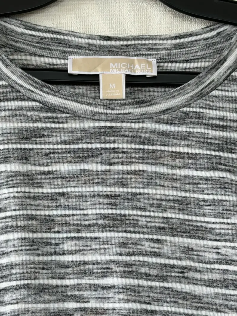Polera de rayas gris Michael Kors - 3