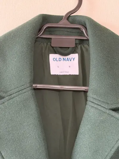 Abrigo verde elegante Old Navy para mujer - miniatura 3