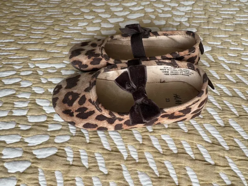 Zapatos ballerina niña H&M animal print - 6