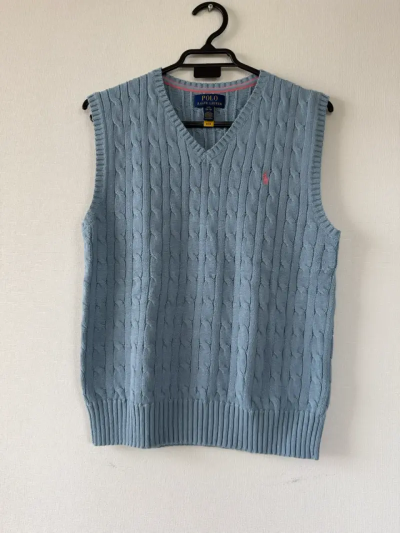Chaleco sin mangas Polo Ralph Lauren celeste - 1