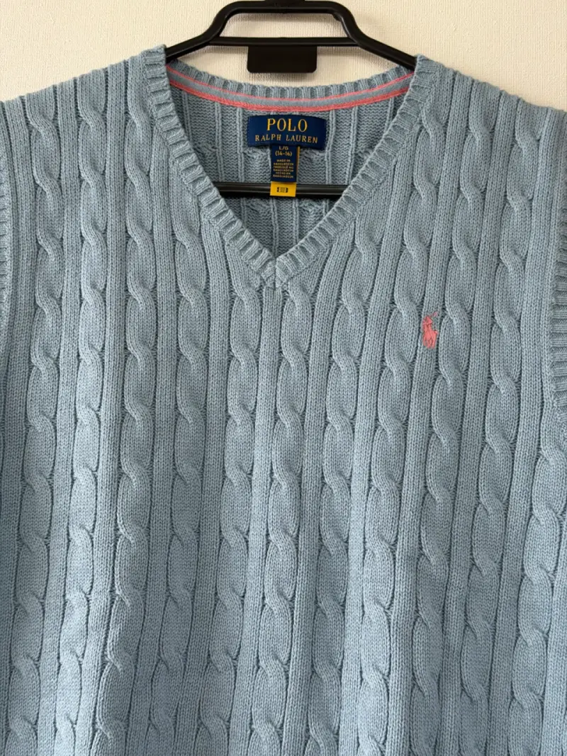 Chaleco sin mangas Polo Ralph Lauren celeste - 2