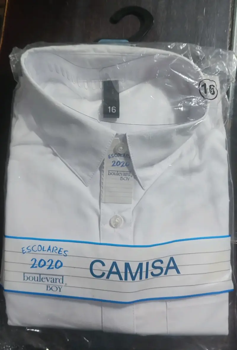 Camisa escolar blanca talla 16 Boulevard Boy - 1