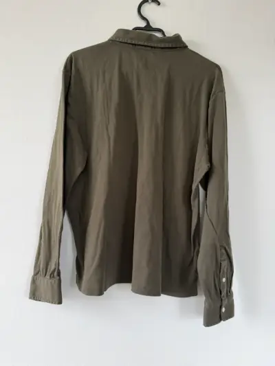 Polera tipo polo manga larga J crew L - miniatura 4