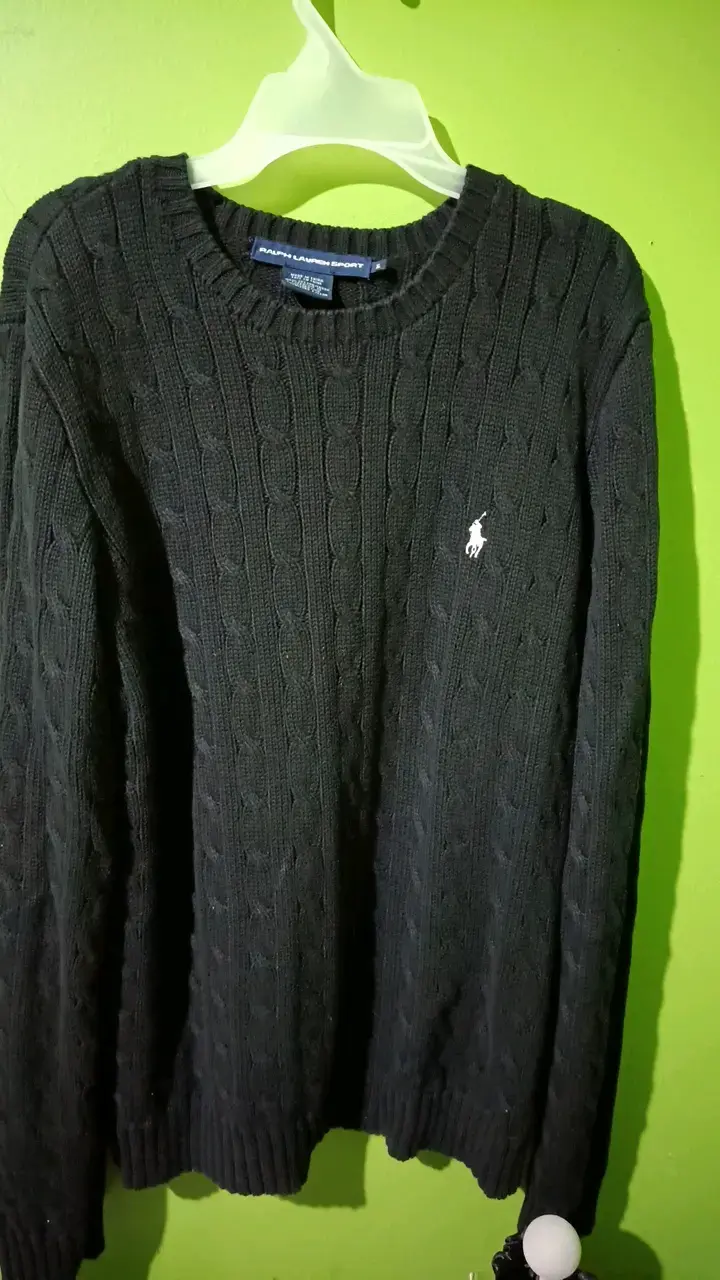 Suéter de lana Ralph Lauren negro - 1