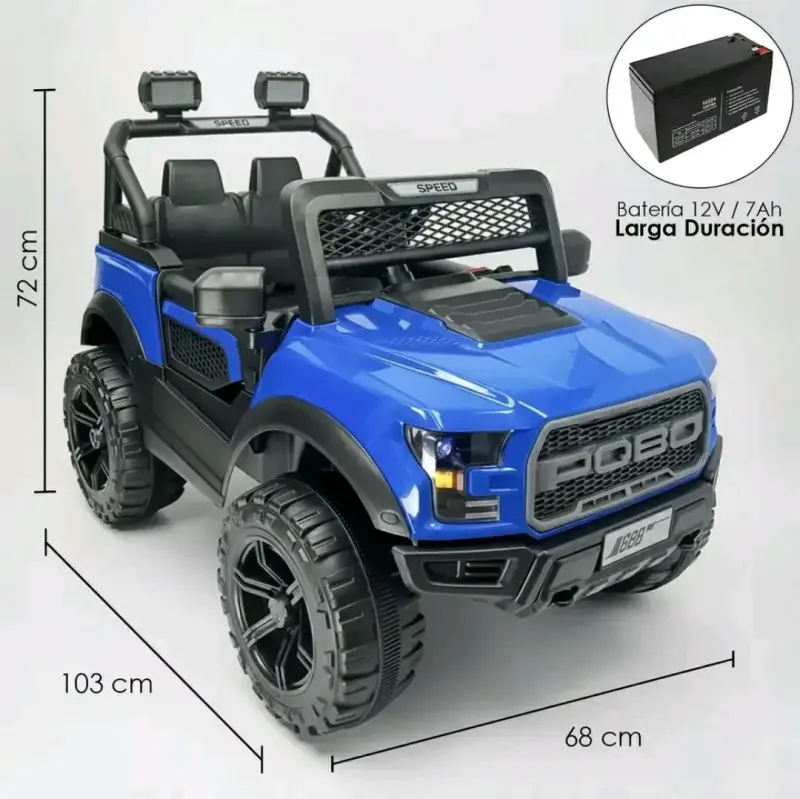Camioneta a Batería Raptor-Batería 12 Volt. - 4