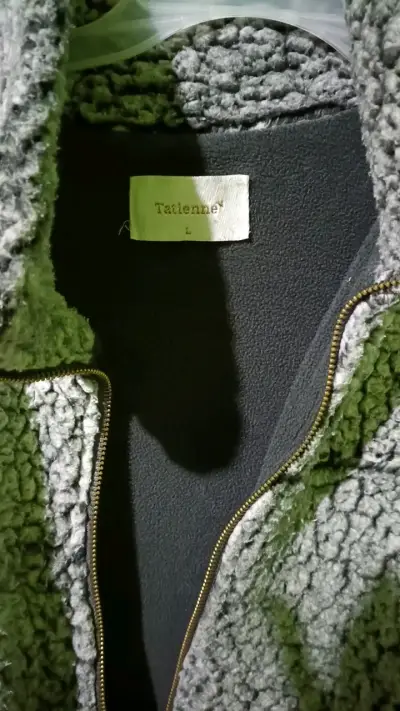 Chaqueta de lana gris para invierno - miniatura 2