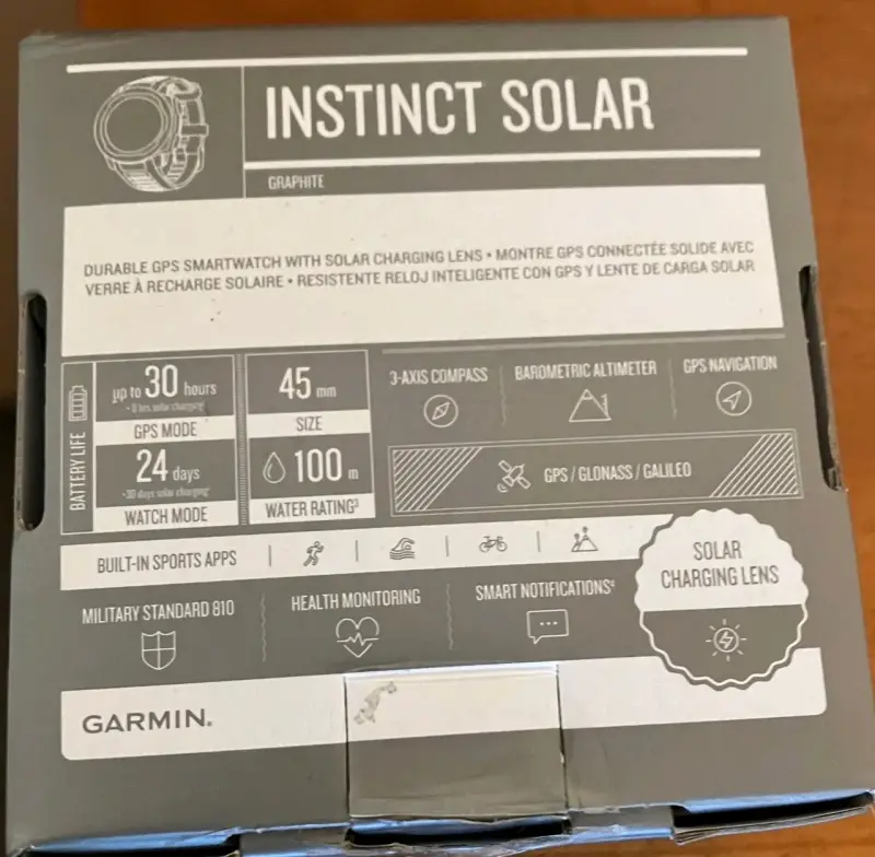 Reloj Garmin Instinct Solar con GPS y carga solar - 2