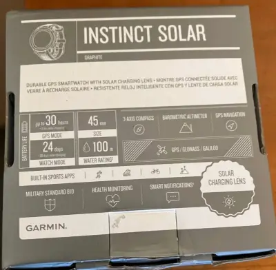 Reloj Garmin Instinct Solar con GPS y carga solar - miniatura 2