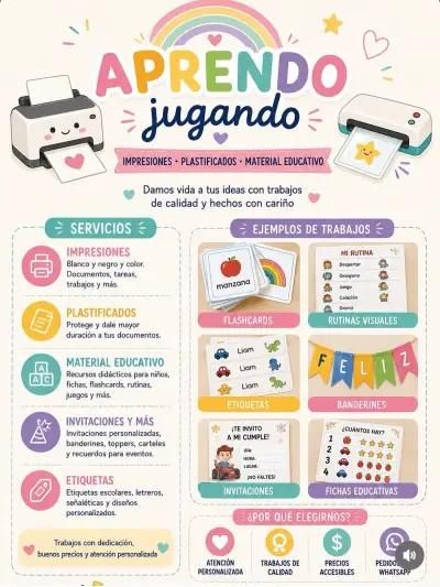 Etiquetas y tarjetas educativas personalizadas - miniatura 2