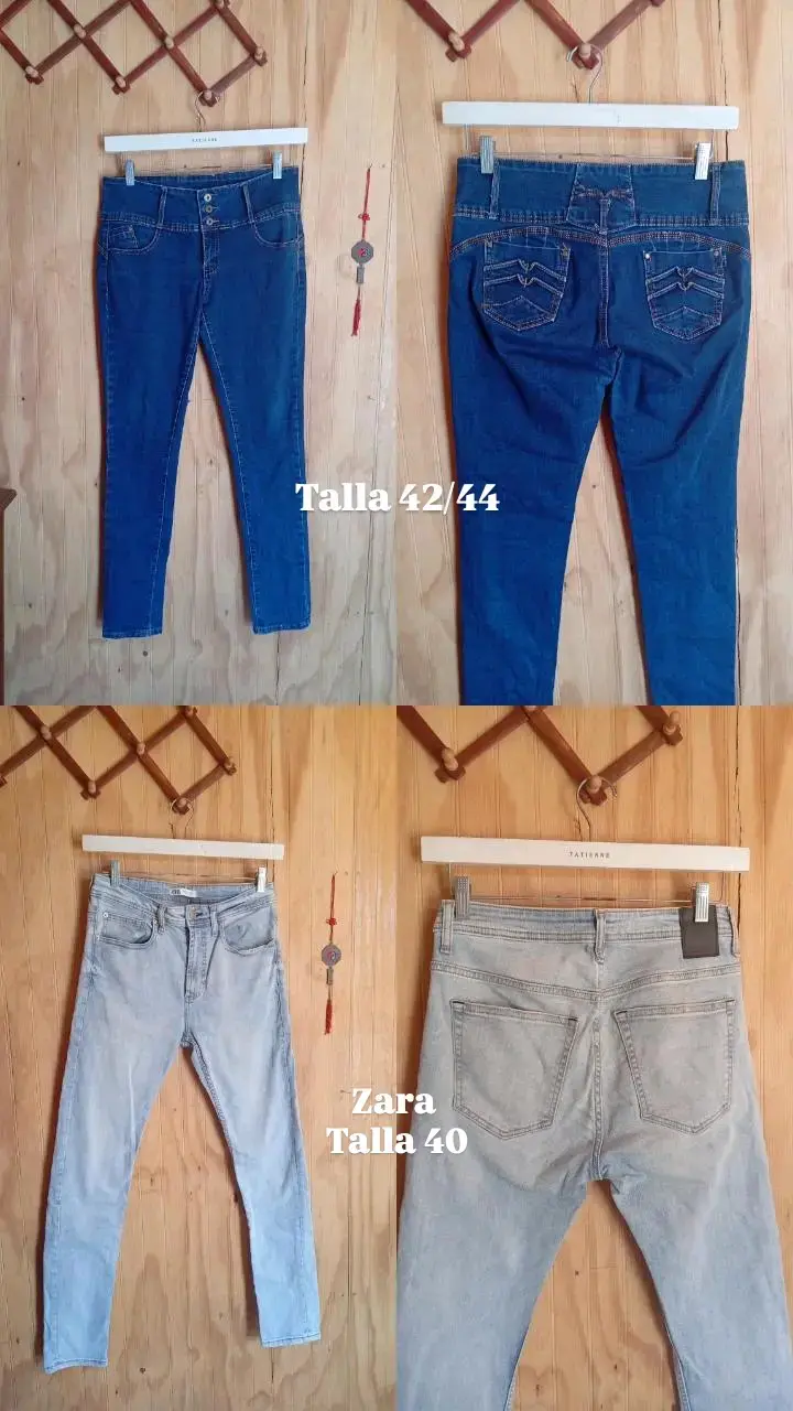 Lote de pantalones y overol de mujer en varias tallas - 2