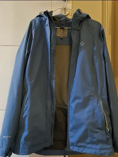 Chaqueta impermeable Doite azul con capucha - miniatura 2