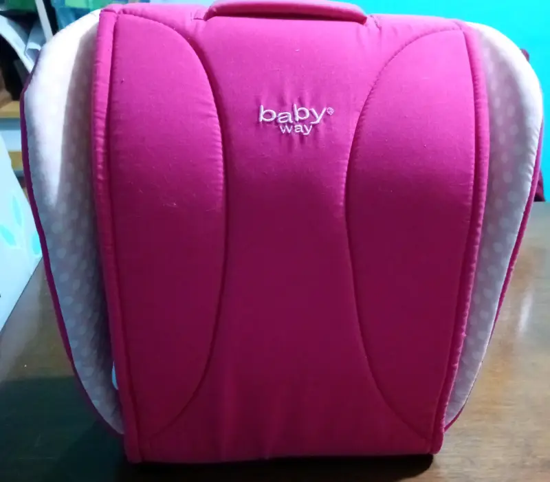 Cuna portátil para bebé Baby Way rosada - 1