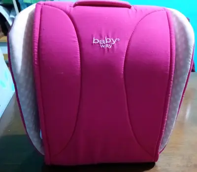 Cuna portátil para bebé Baby Way rosada - miniatura 1