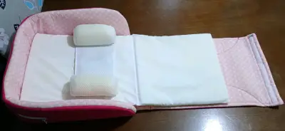 Cuna portátil para bebé Baby Way rosada - miniatura 3