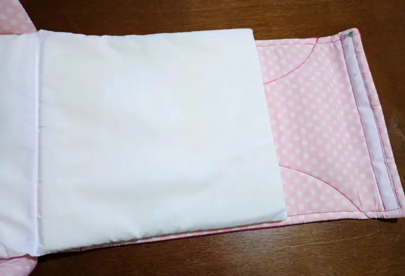 Cuna portátil para bebé Baby Way rosada - 4