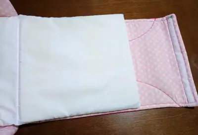 Cuna portátil para bebé Baby Way rosada - miniatura 4