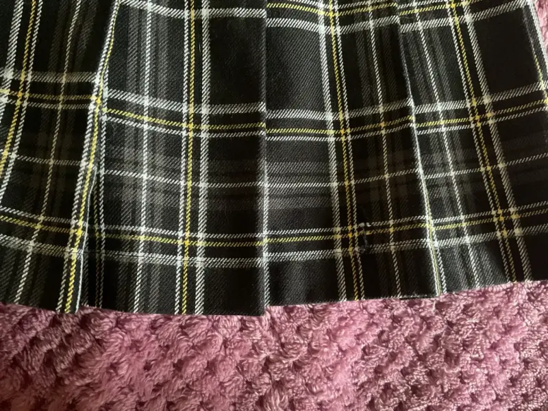 Falda escocesa plisada para mujer - 2