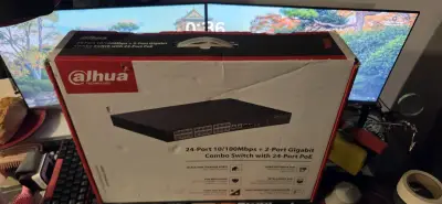 Switch PoE Dahua 24 Puertos Modelo DH-PFS3226-24ET-240 - miniatura 2