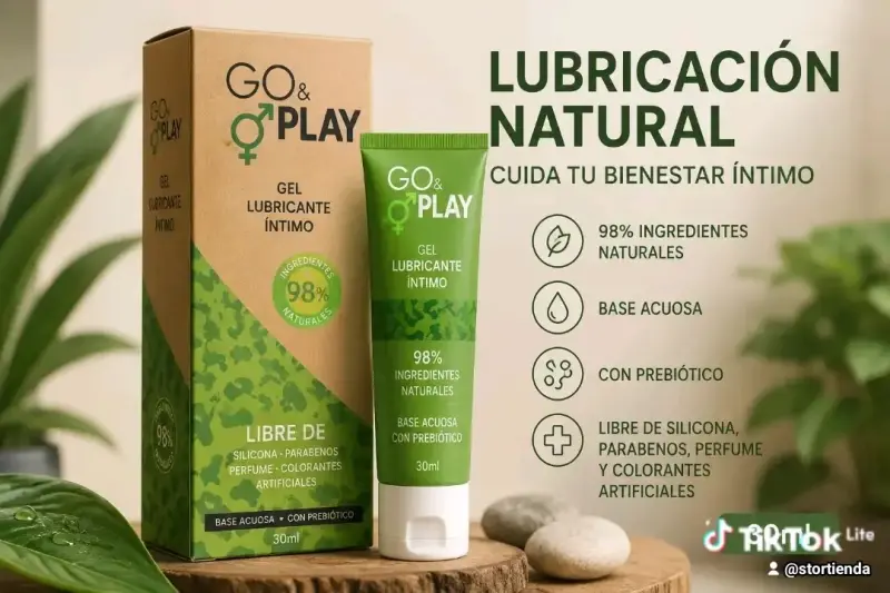 Gel lubricante íntimo natural Go & Play - 1