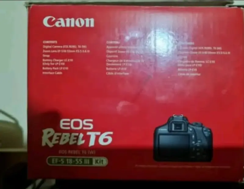 Cámara Canon DSLR con pantalla LCD - 6