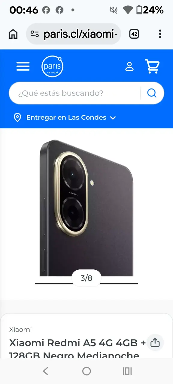 Xiaomi Redmi A5 4G 128GB Negro Medianoche - 1