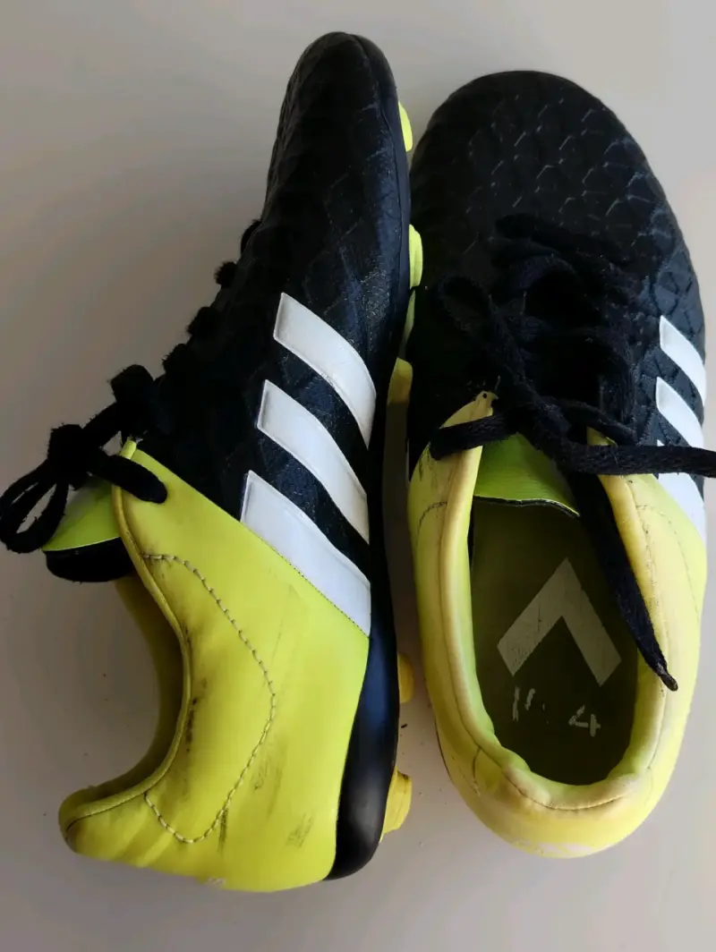Zapatillas fútbol Adidas negras amarillas N 33,5 - 3