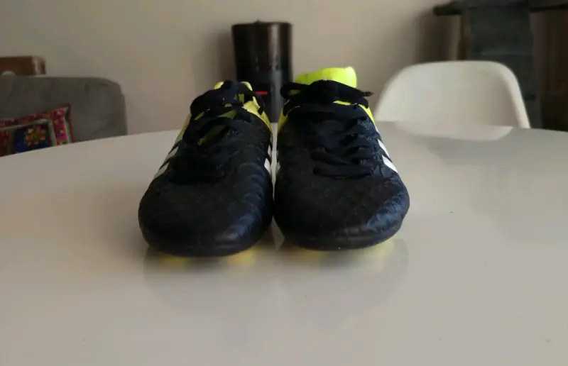 Zapatillas fútbol Adidas negras amarillas N 33,5 - 4