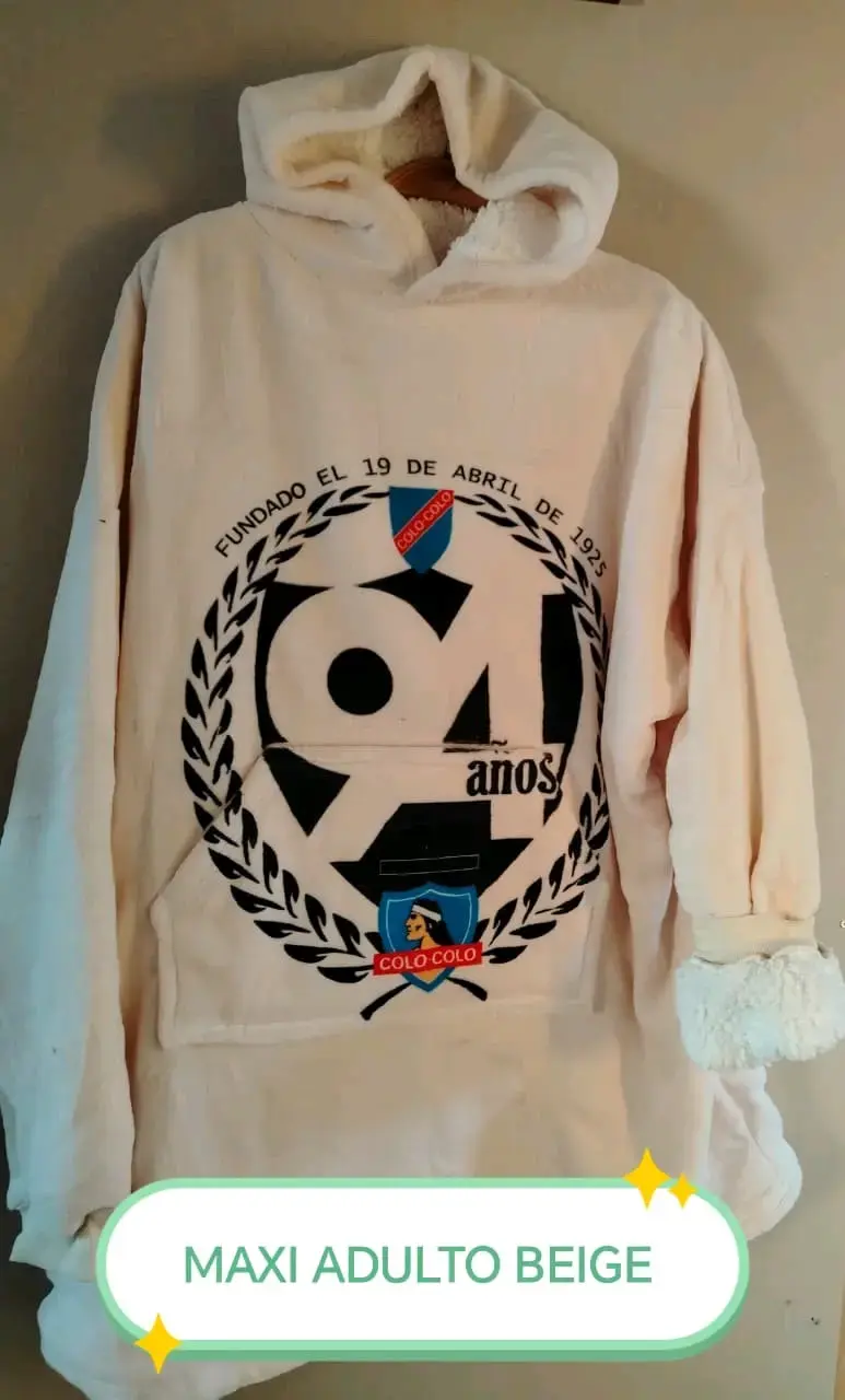 Maxipolar de Mujer Colo-Colo con Capucha - 4