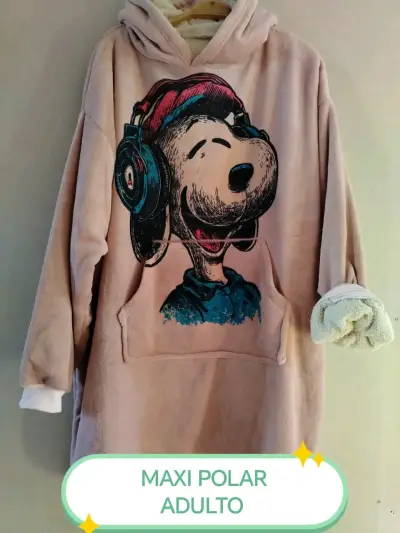 Maxipolar de Mujer Colo-Colo con Capucha - miniatura 5