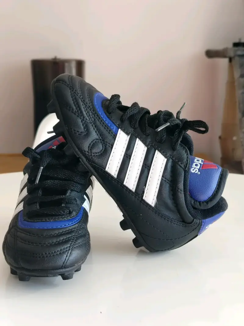 Zapatillas de fútbol para niños Adidas negras - 1