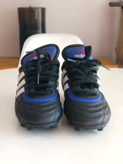 Zapatillas de fútbol para niños Adidas negras - miniatura 2