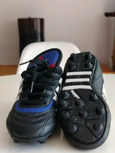 Zapatillas de fútbol para niños Adidas negras - miniatura 4
