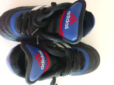 Zapatillas de fútbol para niños Adidas negras - miniatura 5