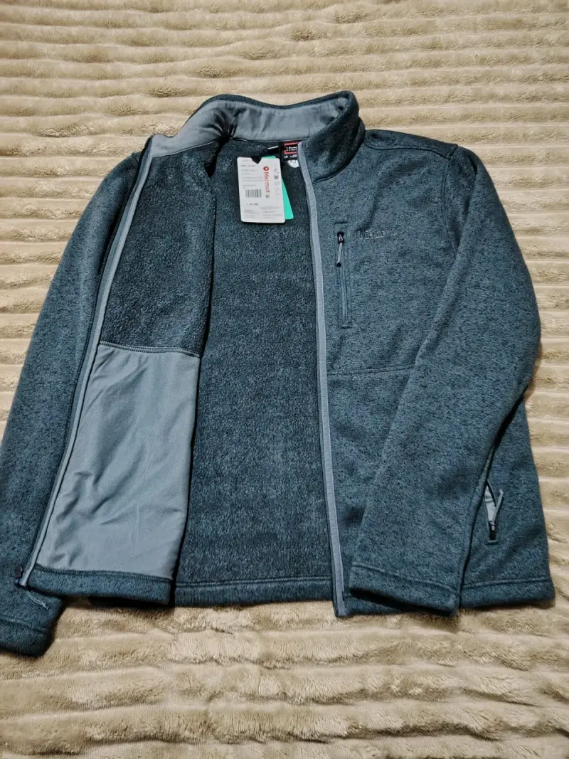 Chaqueta de polar gris para hombre marca Marmot - 3