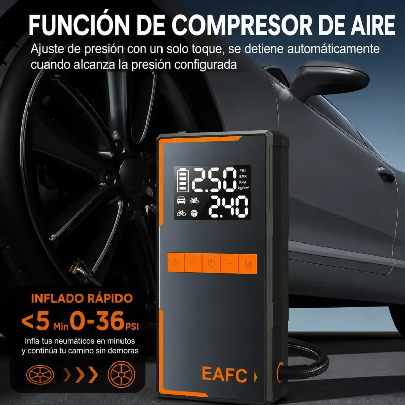 Partidor de Batería/powerbank/inflador/linterna - 2
