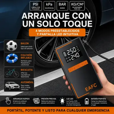 Partidor de Batería/powerbank/inflador/linterna - miniatura 3