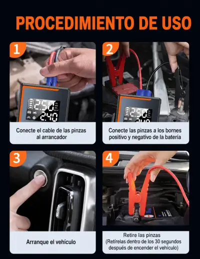 Partidor de Batería/powerbank/inflador/linterna - miniatura 6