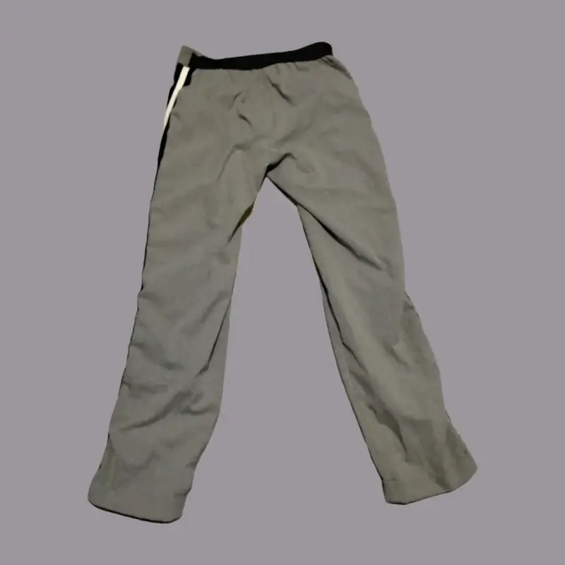Pantalon gris con franjas laterales - 2