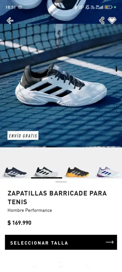 Adidas barricade - miniatura 4