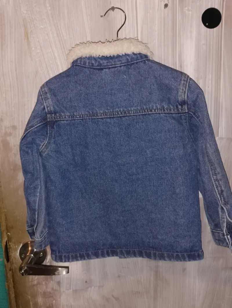 Chaqueta de mezclilla con forro de lana para niños - 2