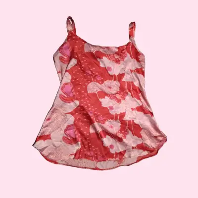 Blusa de tirantes estampada floral roja - miniatura 2
