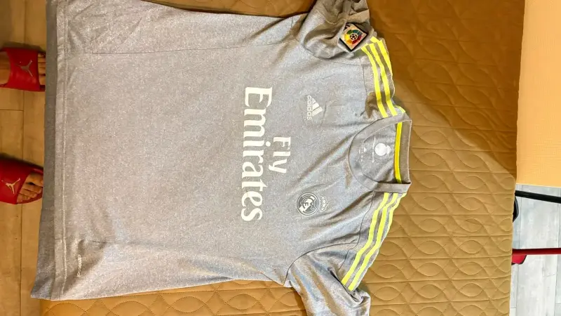 Camiseta Real Madrid Adidas ClimaCool Negra y Gris - 2