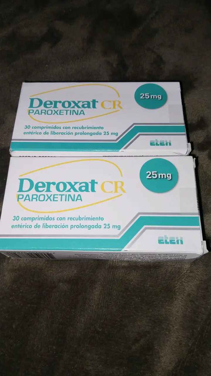 Deroxat CR Paroxetina 25mg 30 comprimidos - 1