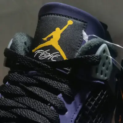 Zapatillas Jordan retro 4 lakers (8.5us) - miniatura 2