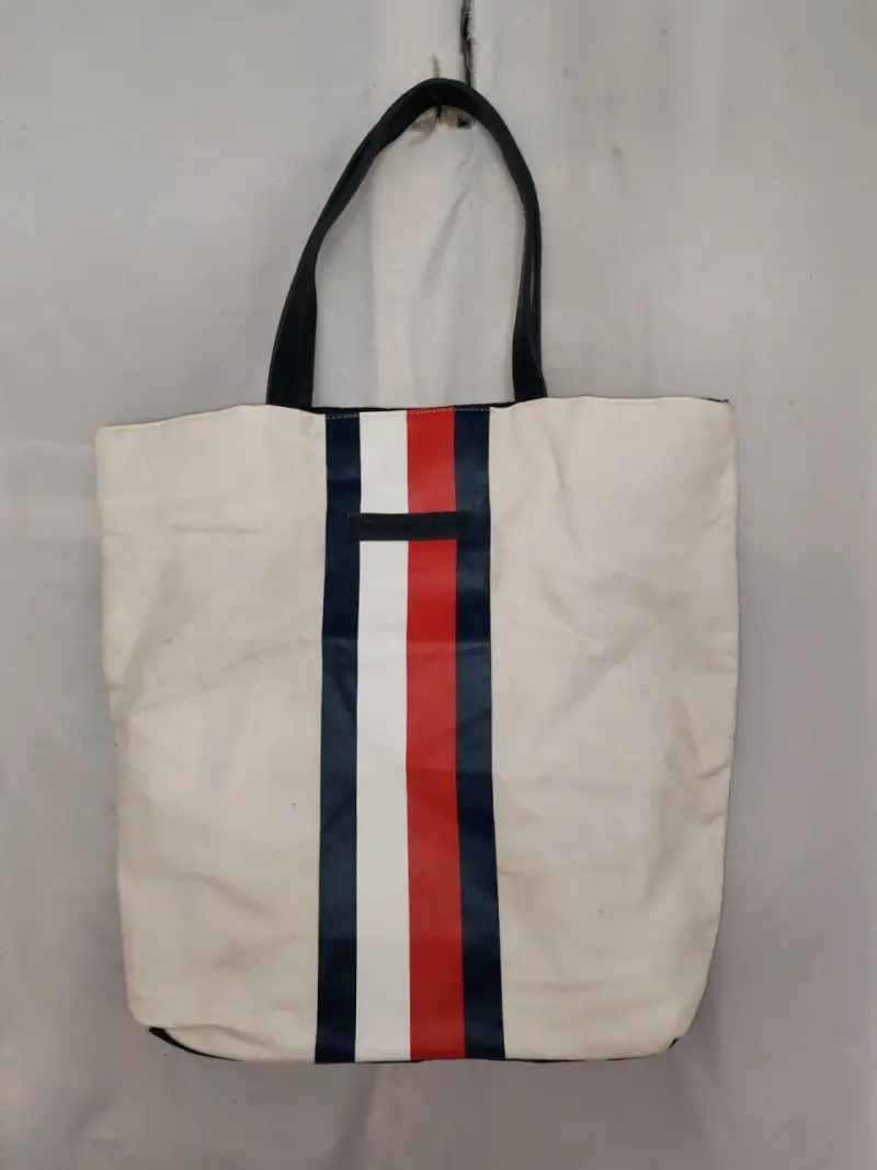 Bolso tote Tommy Hilfiger de lona tricolor - 1