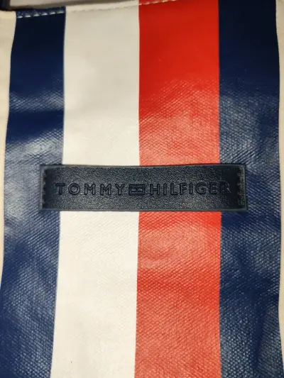 Bolso tote Tommy Hilfiger de lona tricolor - miniatura 2