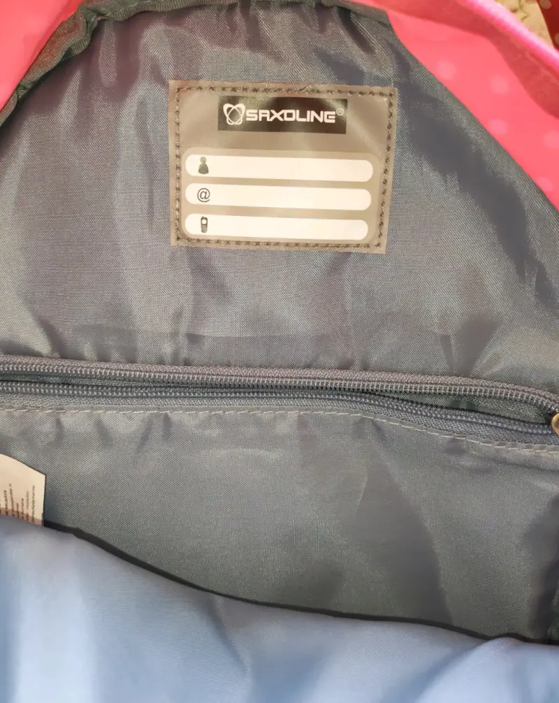 Mochila Saxoline infantil con diseño de lazos - 3