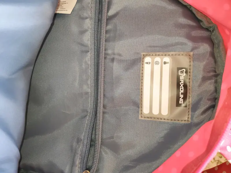 Mochila Saxoline infantil con diseño de lazos - 4